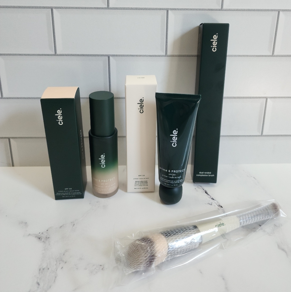 Ciele Bundle: Tinted Serum, Primer & Complexion Brush